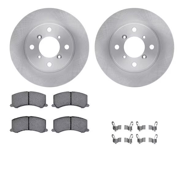 6512-01023, Rotors with 5000 Advanced Brake Pads includes Hardware, Dynamic Friction Co, Mfr#: 6512-01023